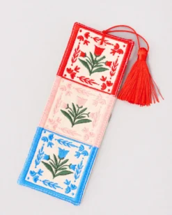 Embroidered Bookmark - Folk Floral