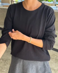 Everyday Long Sleeve Tee - True Black