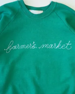 Farmer's Market Chainstitch Sweatshirt - Green