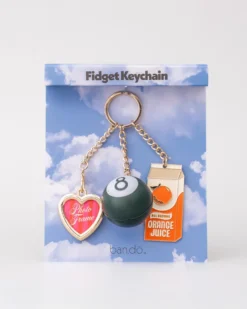 Fidget Keychain - Orange Juice