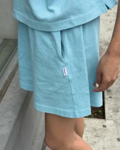Flared Basketball Shorts - Sky Blue