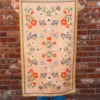 Floral Print Tea Towel - Cream