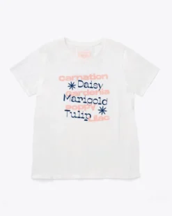Flower List Tee