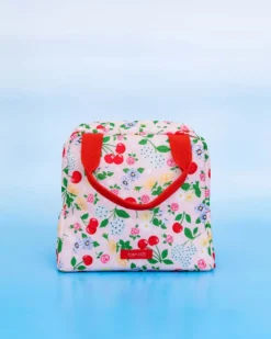 Flowers and Fruit Lunch Tote