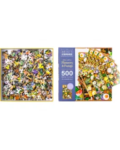 Flowers And Fungi - 500 Piece Puzzle
