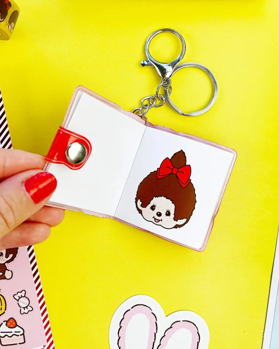 Friends Forever Monchhichi Mini Stickerbook Keychain