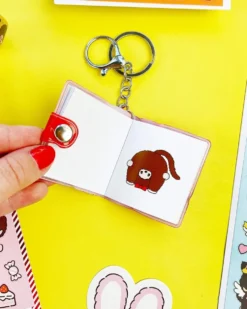 Friends Forever Monchhichi Mini Stickerbook Keychain