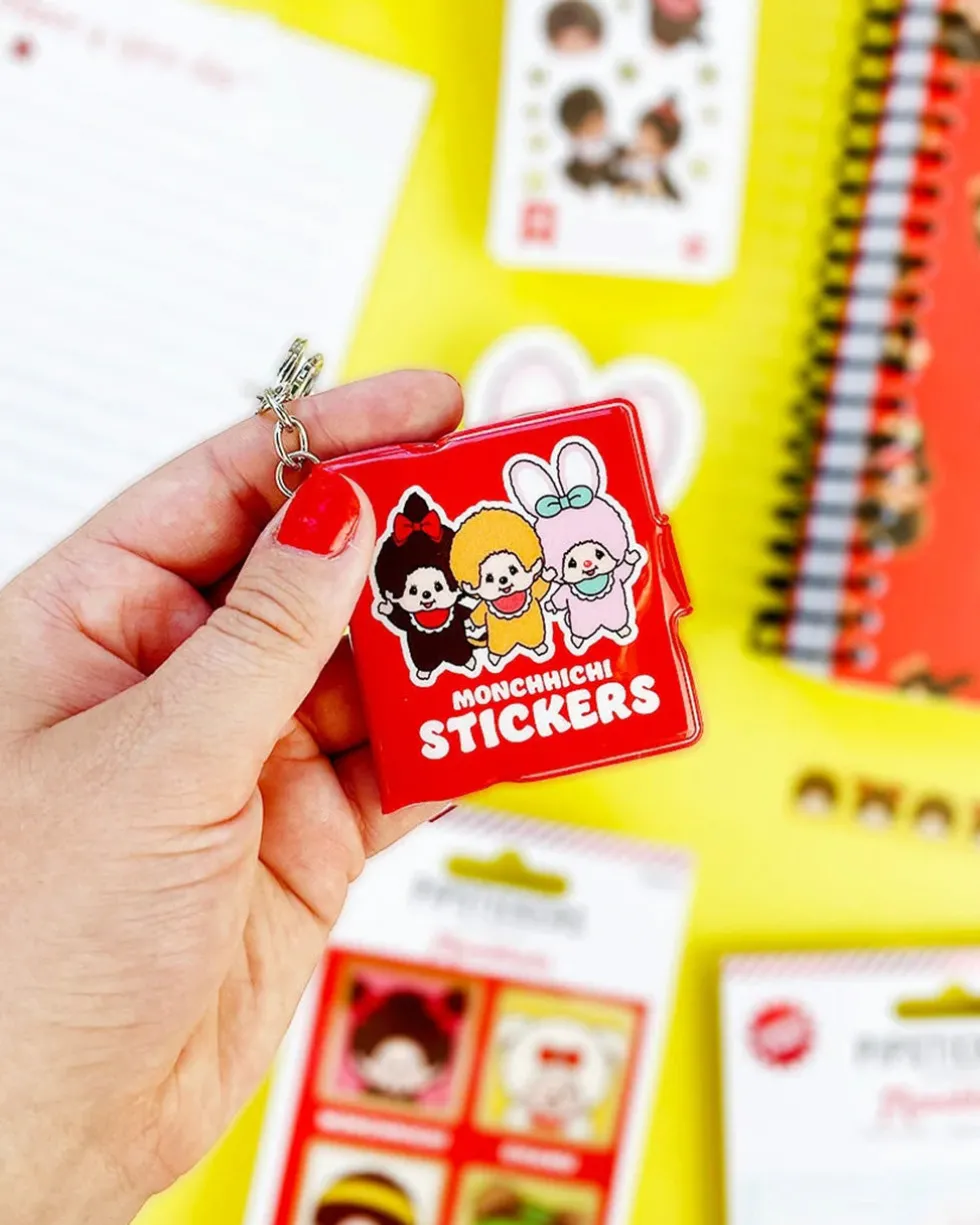 Friends Forever Monchhichi Mini Stickerbook Keychain