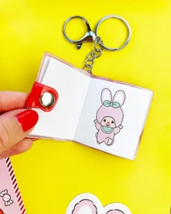 Friends Forever Monchhichi Mini Stickerbook Keychain
