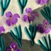 From The Garden Earrings - Irises