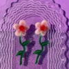 From The Garden Earrings - Wavy Daisies