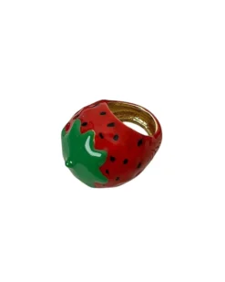 Fruit Basket Ring - Red Strawberry