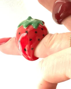 Fruit Basket Ring - Red Strawberry