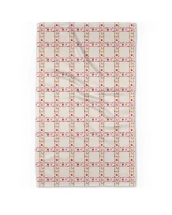 Fruits Plaid Tea Towel