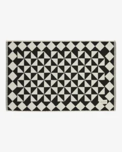 Gatsby Bath Mat - Black