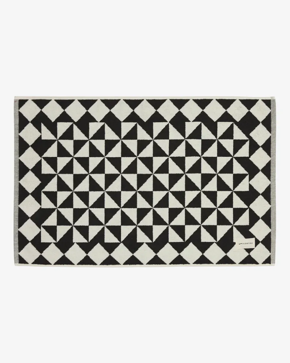 Gatsby Bath Mat - Black