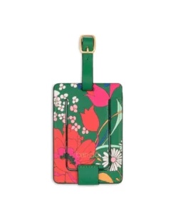 Getaway Luggage Tag - Emerald Super Bloom