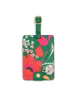 Getaway Luggage Tag - Emerald Super Bloom
