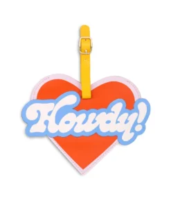 Getaway Shaped Luggage Tag - Howdy!