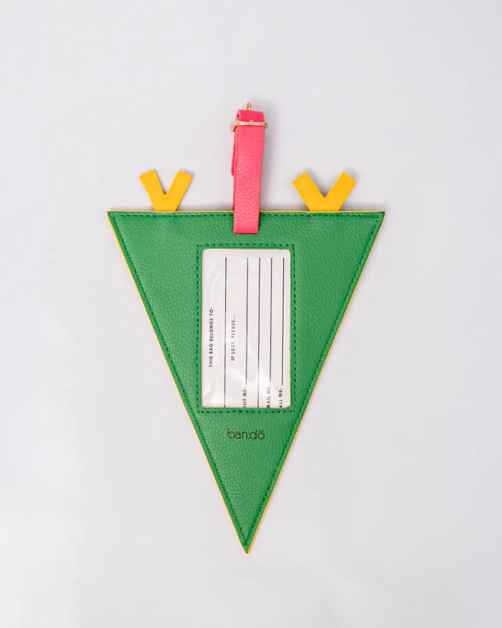Getaway Shaped Luggage Tag - Pennant
