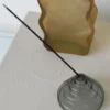 Glass Meso Incense Holder - Gray