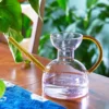 Glass Watering Can - Pink