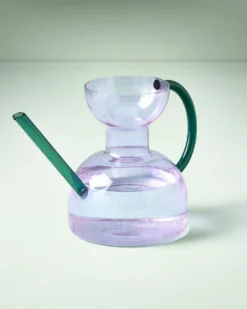 Glass Watering Can - Purple