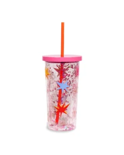 Glitter Bomb Sip Sip Tumbler with Straw - Starburst