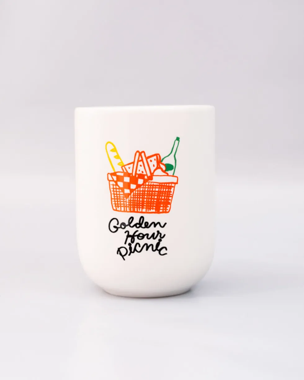 Golden Hour Picnic Candle