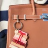 Hand-painted Bow Bookstack Bag Charm