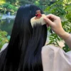Hand-Painted Love Teddy Pocket Comb