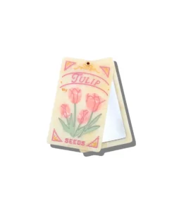 Hand-painted Tulip Seeds Compact Mirror