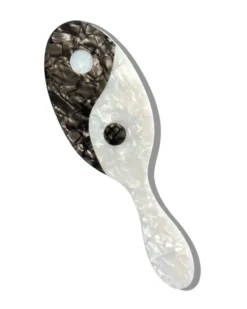 Hand-Painted Yin Yang Hair Brush