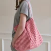 Happy Carry Bag - Red Gingham