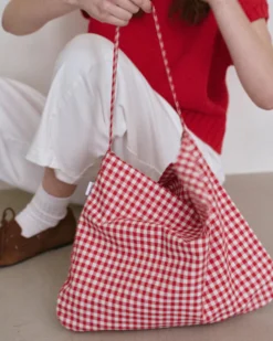 Happy Carry Bag - Red Gingham