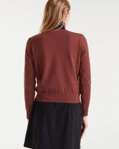 Heart Sweater - Brown