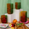 High Ball Glass Set - Colorblock