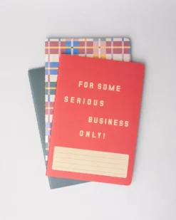 Hold That Thought Notebook Set - Serious Business Only