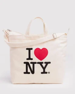 Horizontal Zip Duck Bag - I Love NY