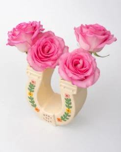 Horseshoe Ceramic Vase