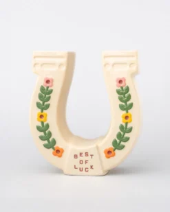 Horseshoe Ceramic Vase