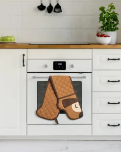 Hot Dog Double Oven Mitts