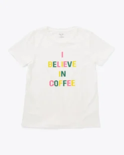I Believe in Coffee Tee - Multi