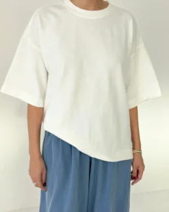 Jayden Tee - White Cotton
