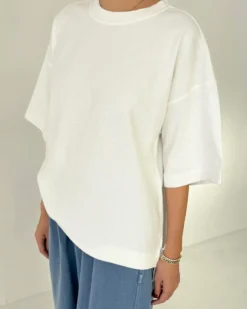 Jayden Tee - White Cotton