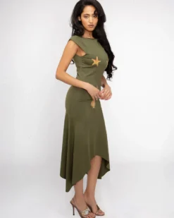 Jia Dress - Seaweed