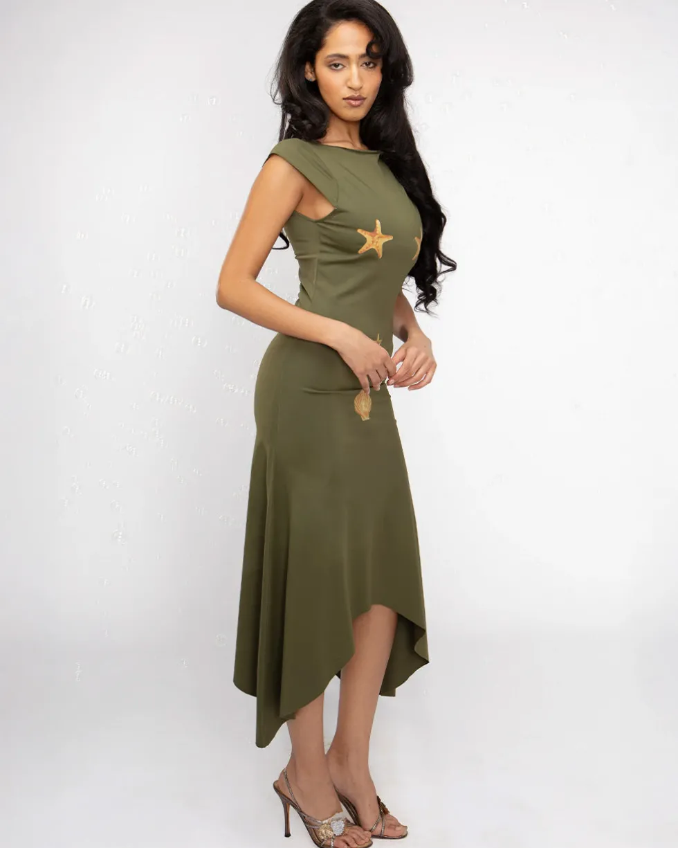 Jia Dress - Seaweed
