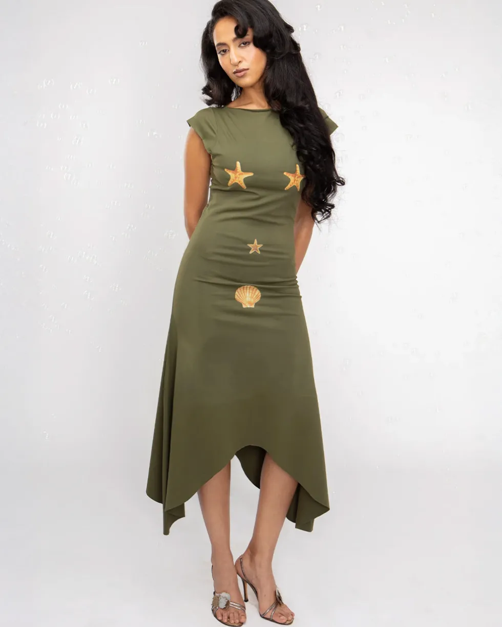 Jia Dress - Seaweed