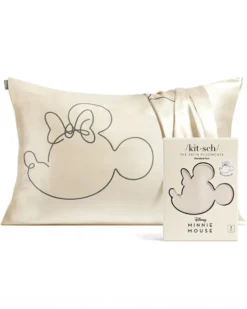 Kitsch x Mickey and Minnie Satin Pillowcase - Mrs. Mouse