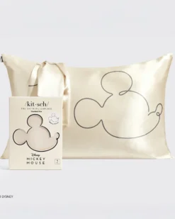 Kitsch x Mickey and Minnie Satin Pillowcase - Mr. Mouse